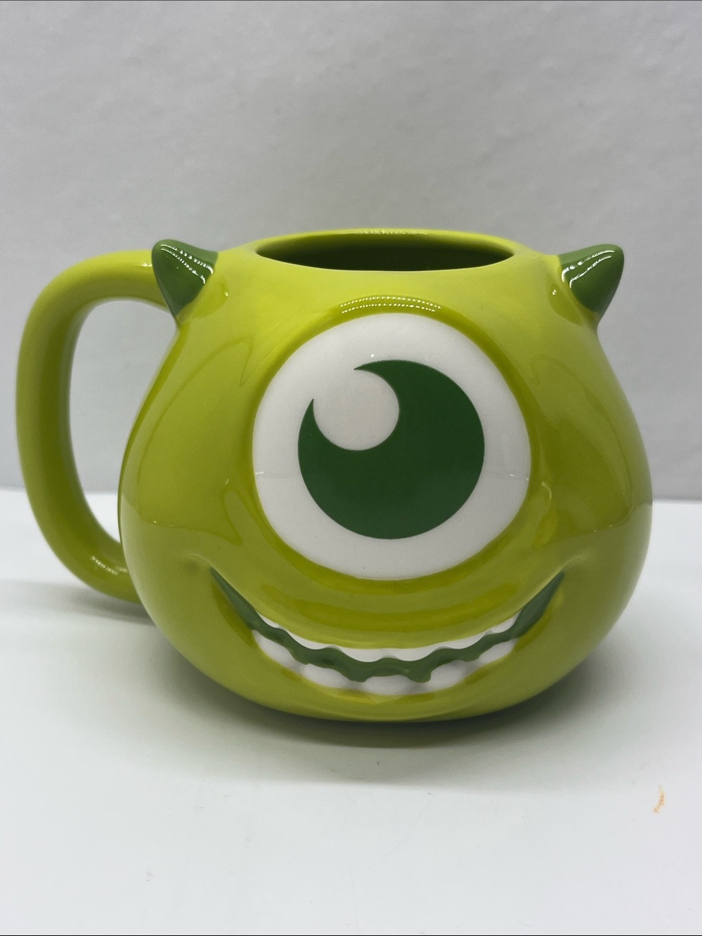 Disney Pixar Monster Inc Green One-Eyed Monster Ceramic Mug